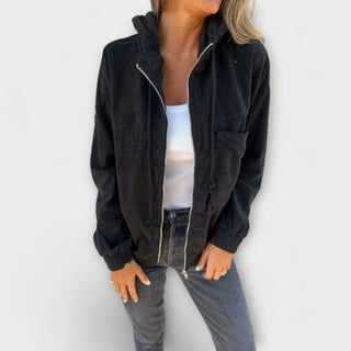 Amario Invierno | Ella – Chaqueta de pana con capucha y cremallera