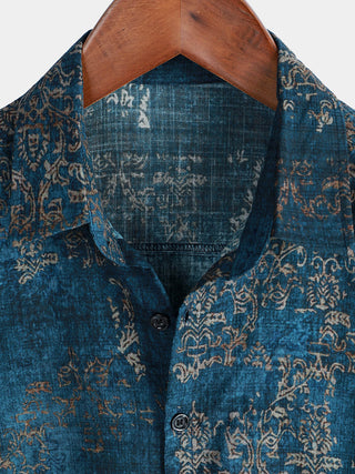 Camisa de Hombre Elegante de Manga Corta