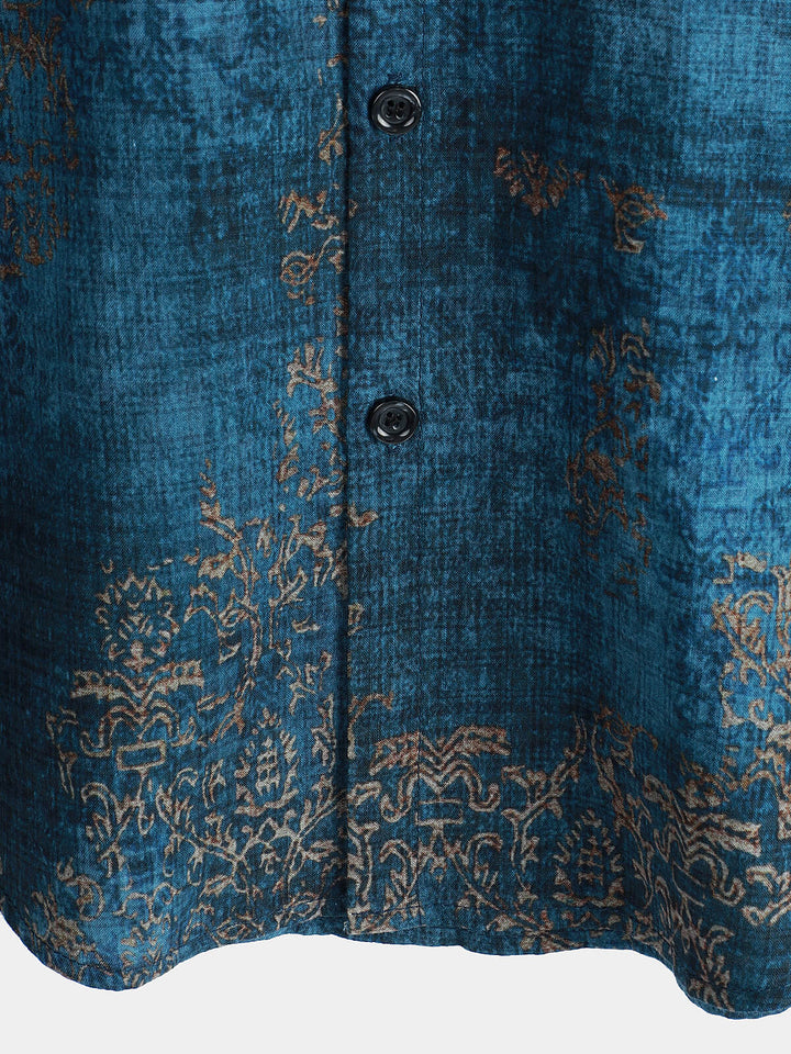 Camisa de Hombre Elegante de Manga Corta