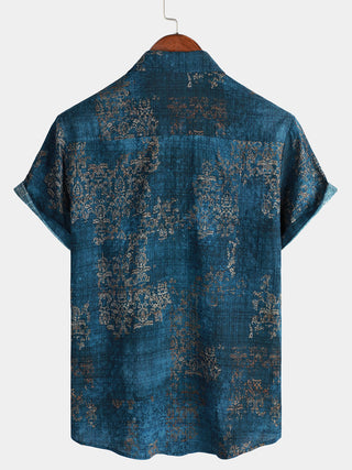Camisa de Hombre Elegante de Manga Corta