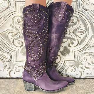 Jessy | Botas Altas Estilo Oeste