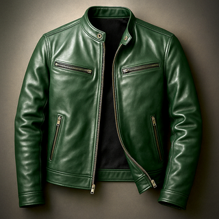 Enrique | Chaqueta de Cuero Retro