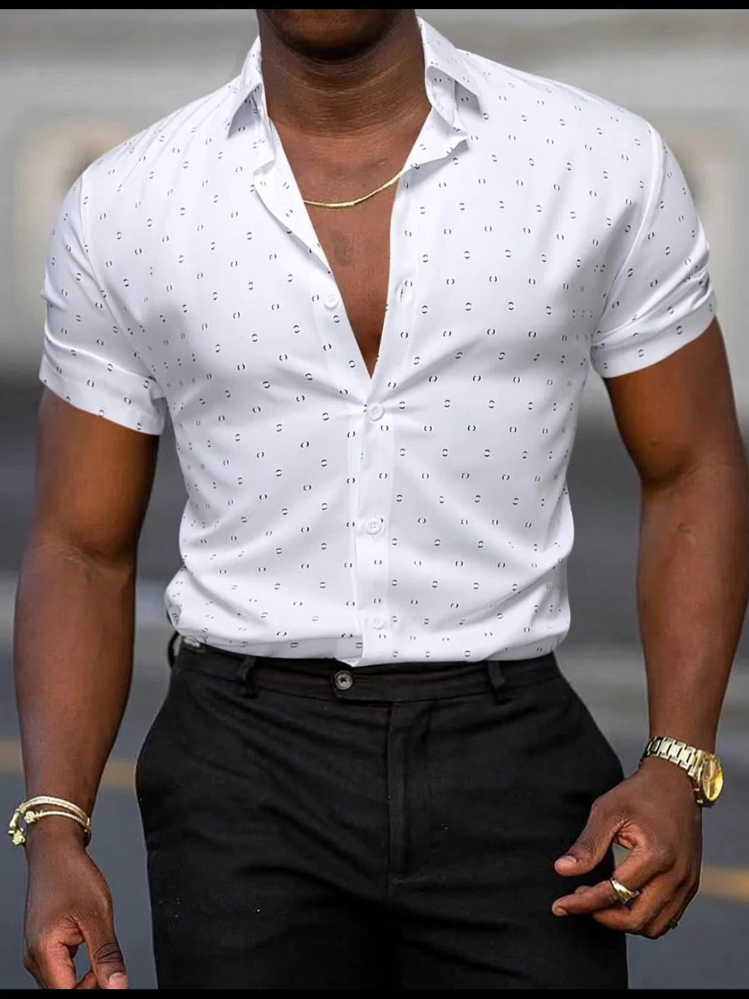 Giulio | Camisa de verano con diseño estampado