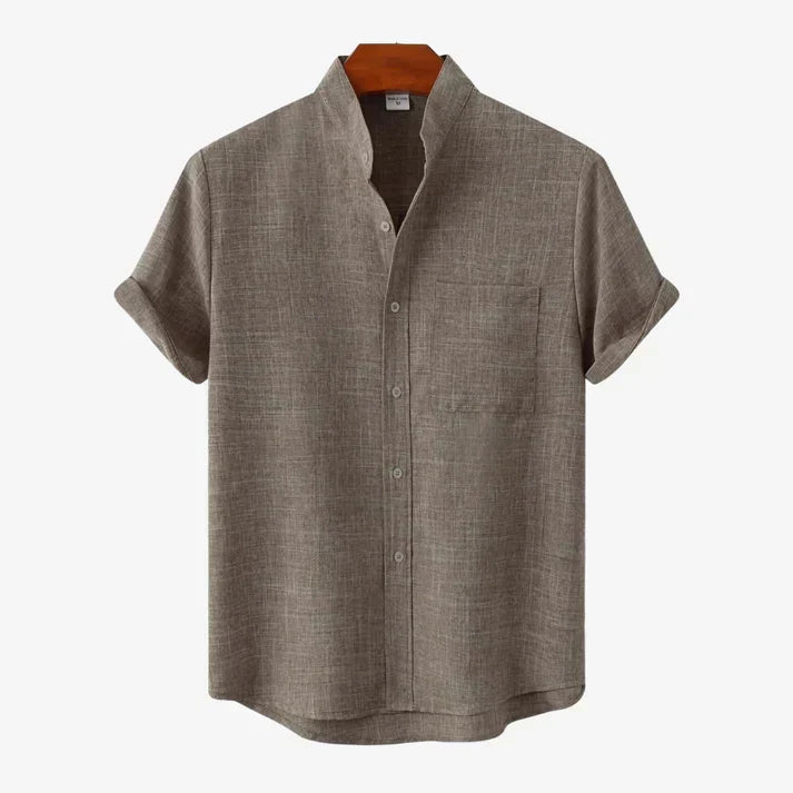 Amario | Modern Linen Blouse