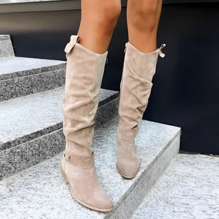 Joy | Elegantes Botas de Ante hasta la Rodilla