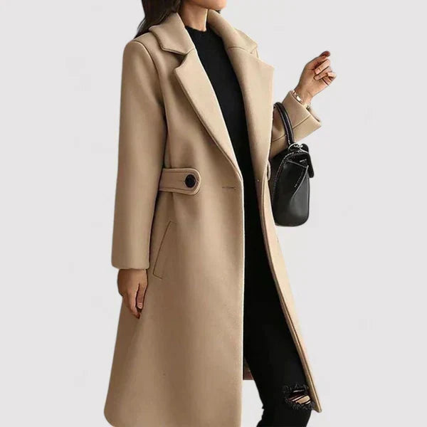 Amario Invierno| Clara – Abrigo de lana con cinturón elegante