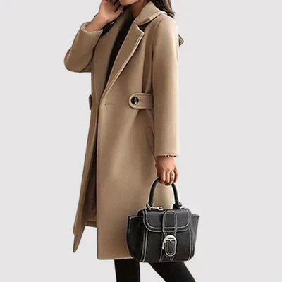 Amario Invierno| Clara – Abrigo de lana con cinturón elegante
