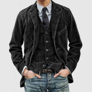 Andrei Cord Jacket & Vest Set