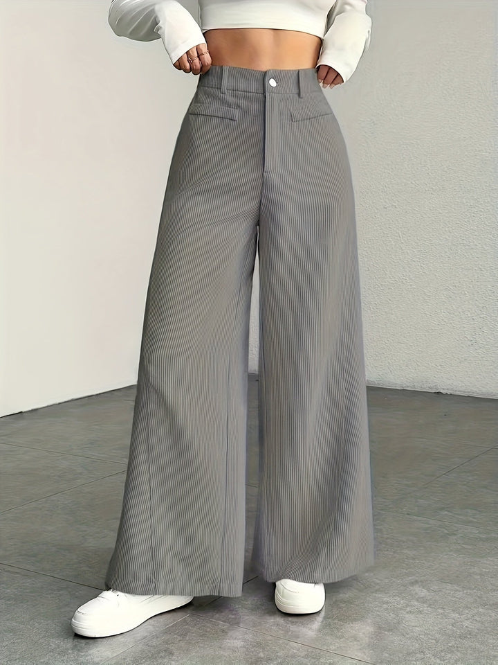 Greta | Pantalón de pana de pierna ancha