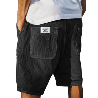 Victor | Elegantes Pantalones Cortos de Terciopelo