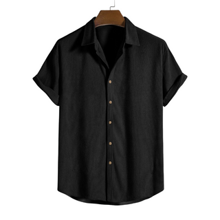 Camiseta de Manga Corta con Botones