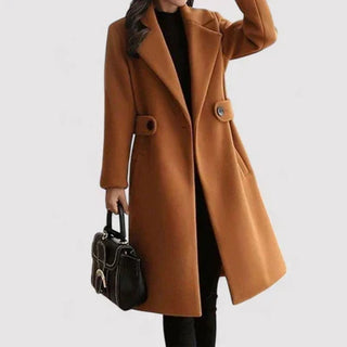 Amario Invierno| Clara – Abrigo de lana con cinturón elegante