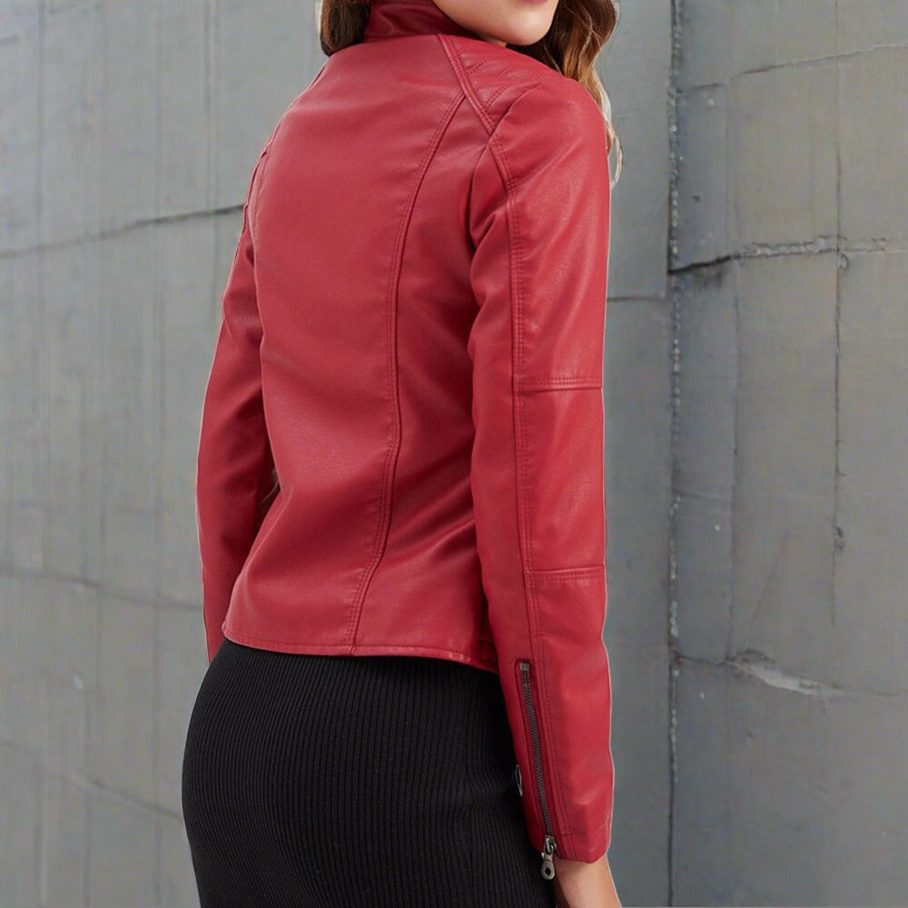 Amario Invierno | Chaqueta de Cuero Femenina – Diana