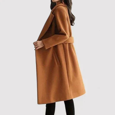Amario Invierno| Clara – Abrigo de lana con cinturón elegante