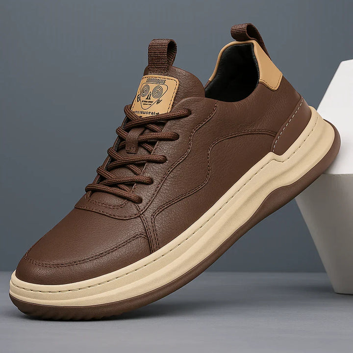 Nobile Zapatilla Estilo Cuero Italiano
