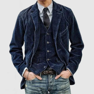 Andrei Cord Jacket & Vest Set