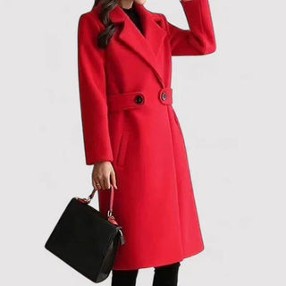 Amario Invierno| Clara – Abrigo de lana con cinturón elegante