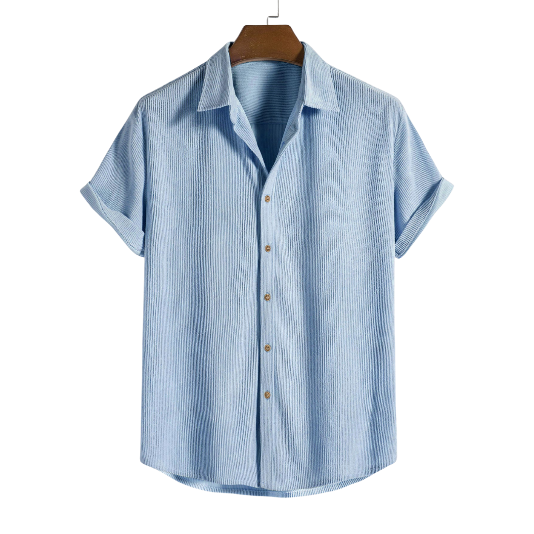 Camiseta de Manga Corta con Botones