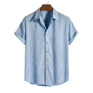 Camiseta de Manga Corta con Botones