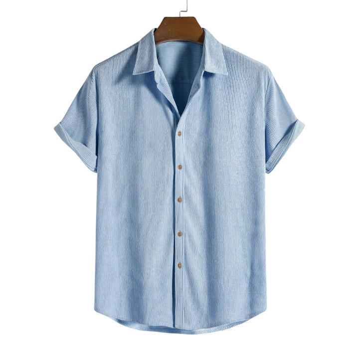 Camiseta de Manga Corta con Botones