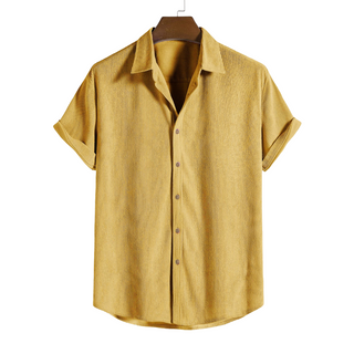 Camiseta de Manga Corta con Botones