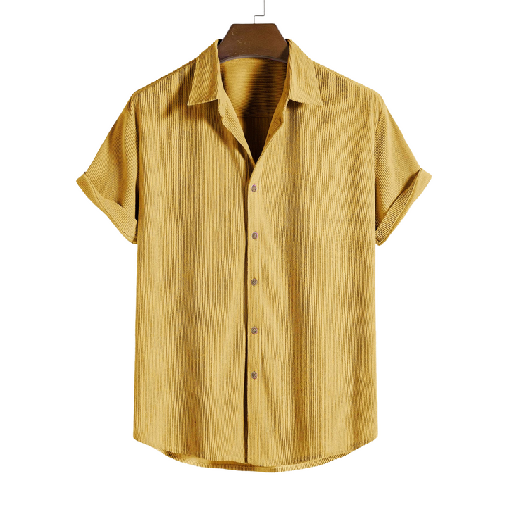Camiseta de Manga Corta con Botones