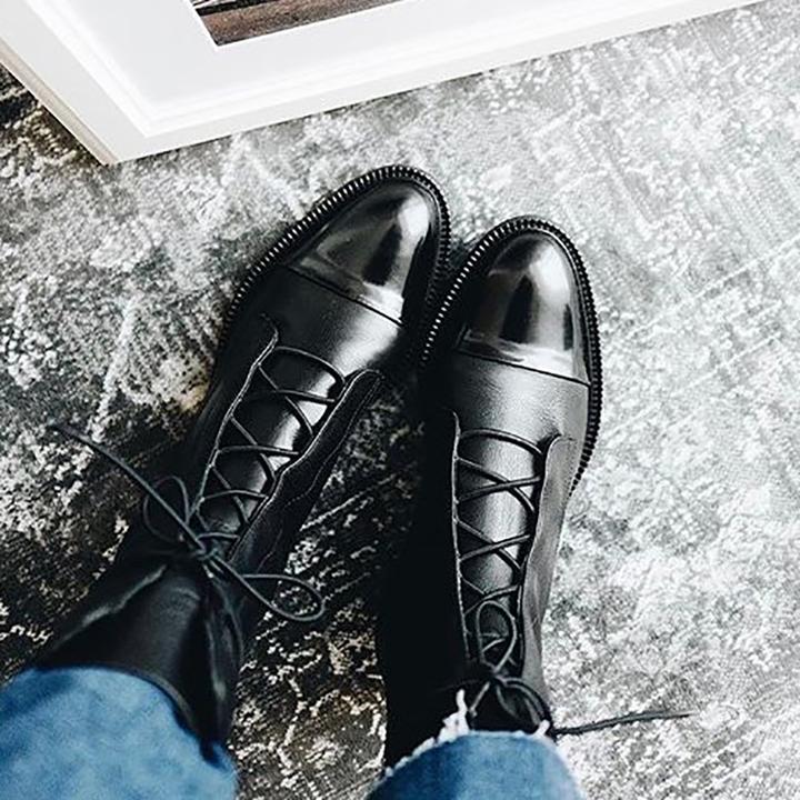 Christina | Elegantes y cómodas botas de cuero