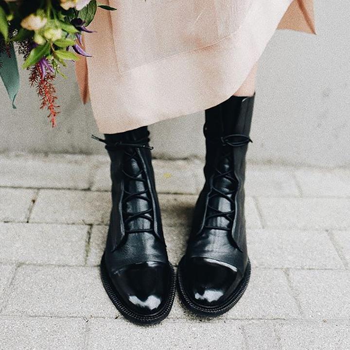 Christina | Elegantes y cómodas botas de cuero