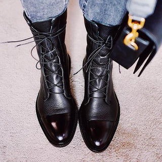 Christina | Elegantes y cómodas botas de cuero