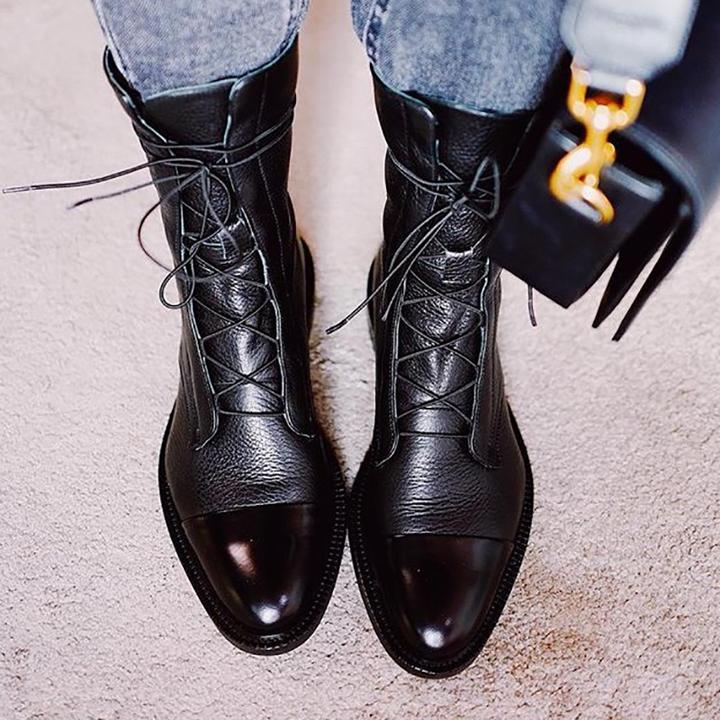 Christina | Elegantes y cómodas botas de cuero
