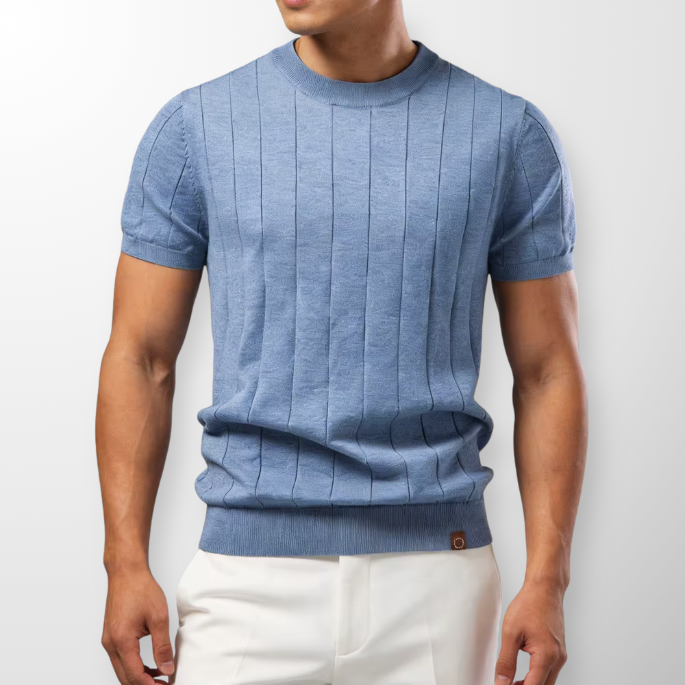 Amario | Luxe Ribbed T-Shirt