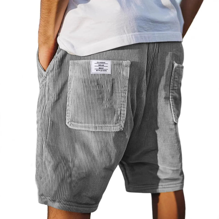Victor | Elegantes Pantalones Cortos de Terciopelo