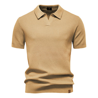 Amario | Camisa Polo Elegante de Manga Corta