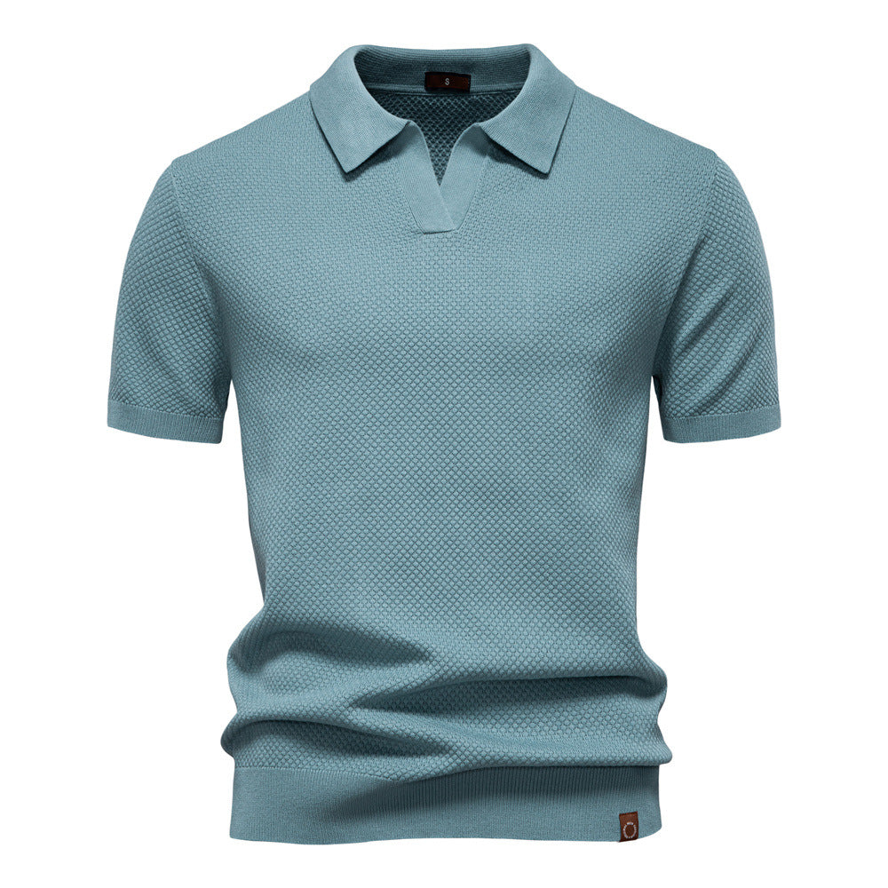 Amario | Camisa Polo Elegante de Manga Corta