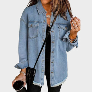 Morgana | Camisa Estilo Chaqueta Vaquera