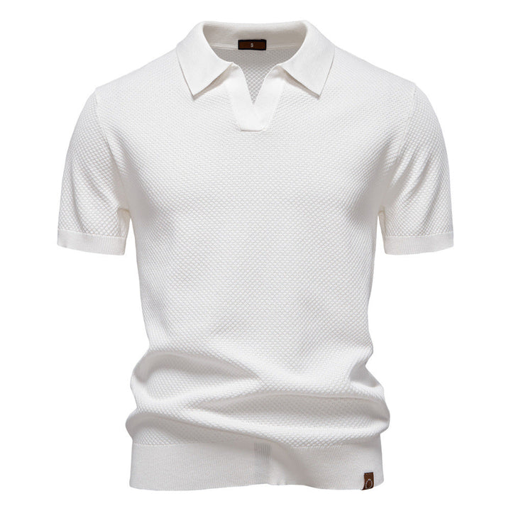 Amario | Camisa Polo Elegante de Manga Corta