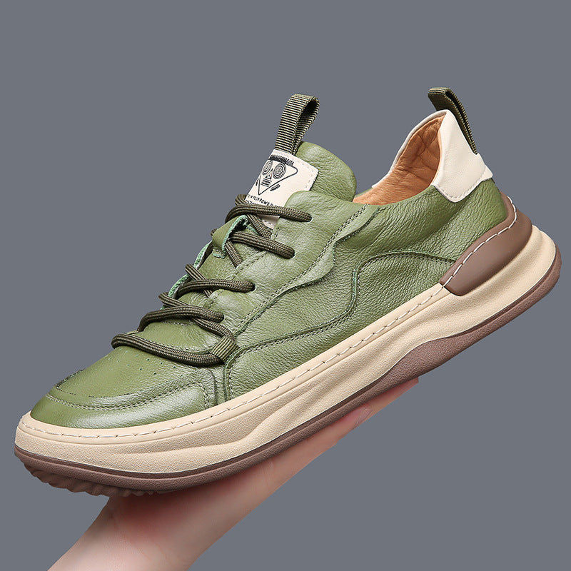 Nobile Zapatilla Estilo Cuero Italiano