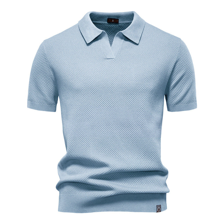 Amario | Camisa Polo Elegante de Manga Corta