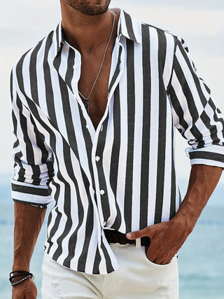 Amario | Riviera Striped Shirt