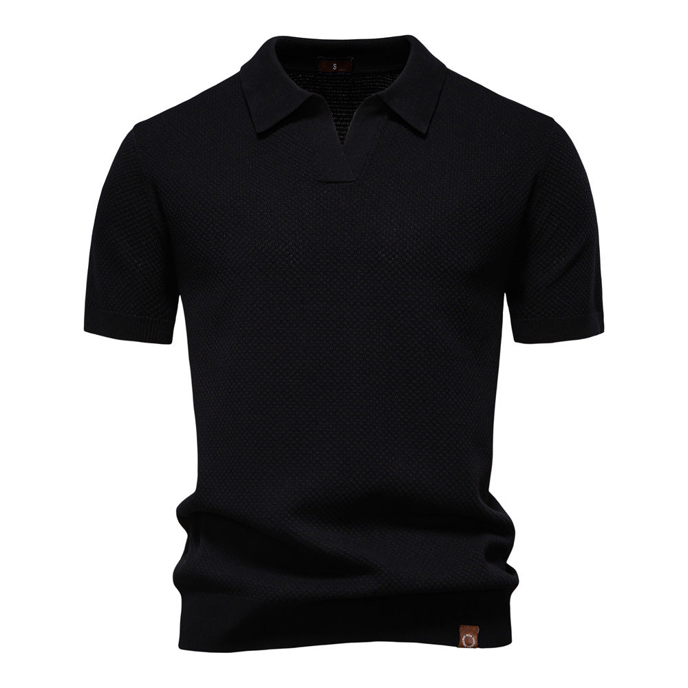 Amario | Camisa Polo Elegante de Manga Corta