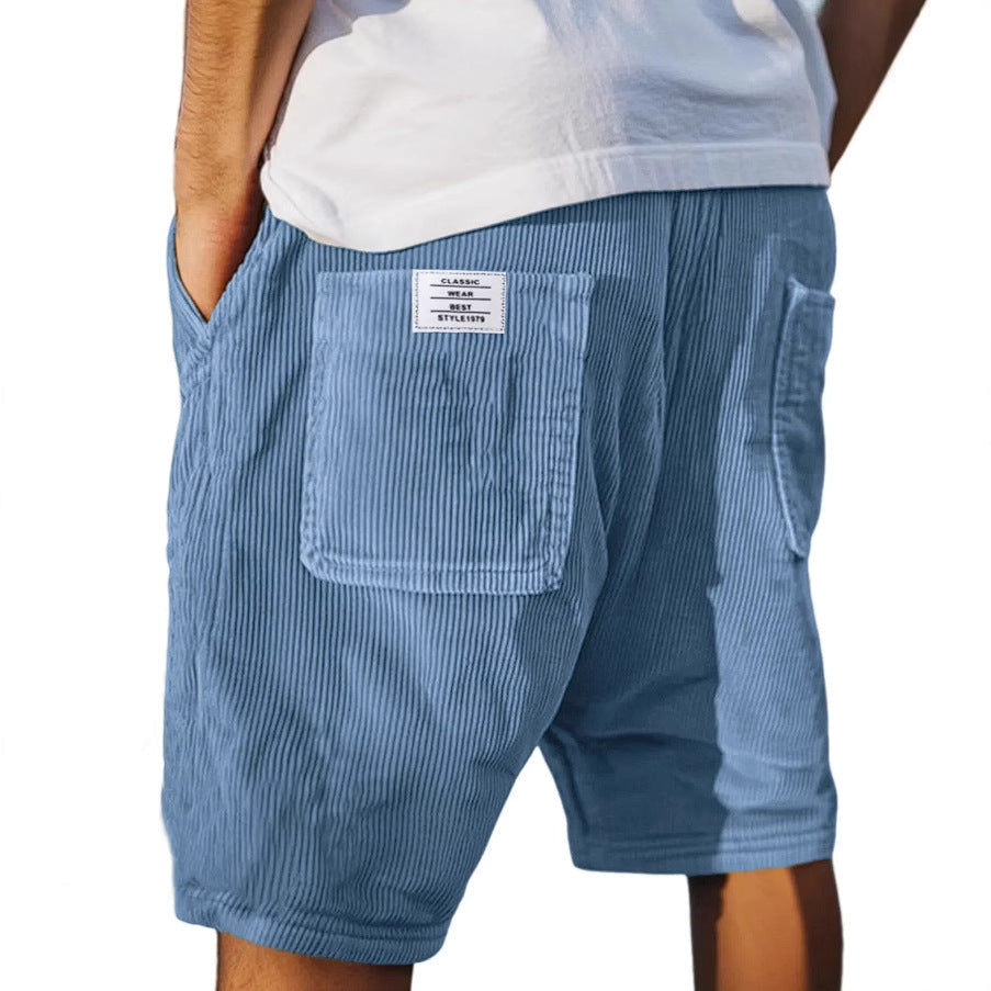 Victor | Elegantes Pantalones Cortos de Terciopelo