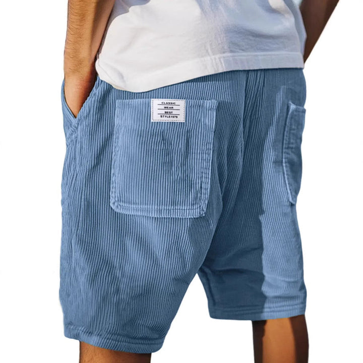 Victor | Elegantes Pantalones Cortos de Terciopelo