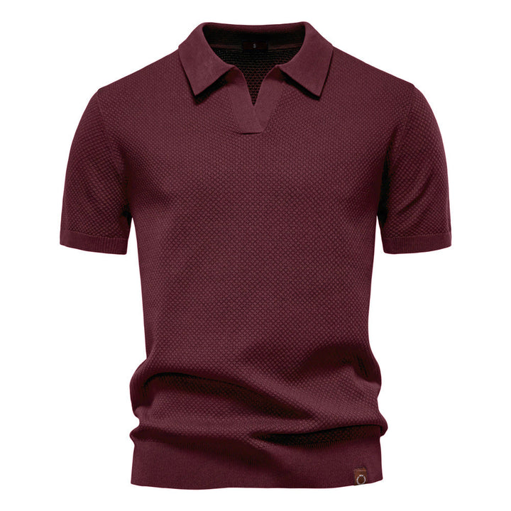 Amario | Camisa Polo Elegante de Manga Corta
