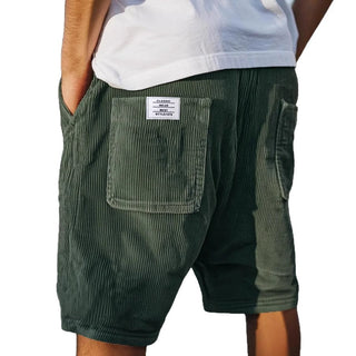 Victor | Elegantes Pantalones Cortos de Terciopelo
