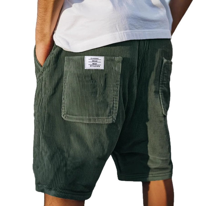 Victor | Elegantes Pantalones Cortos de Terciopelo