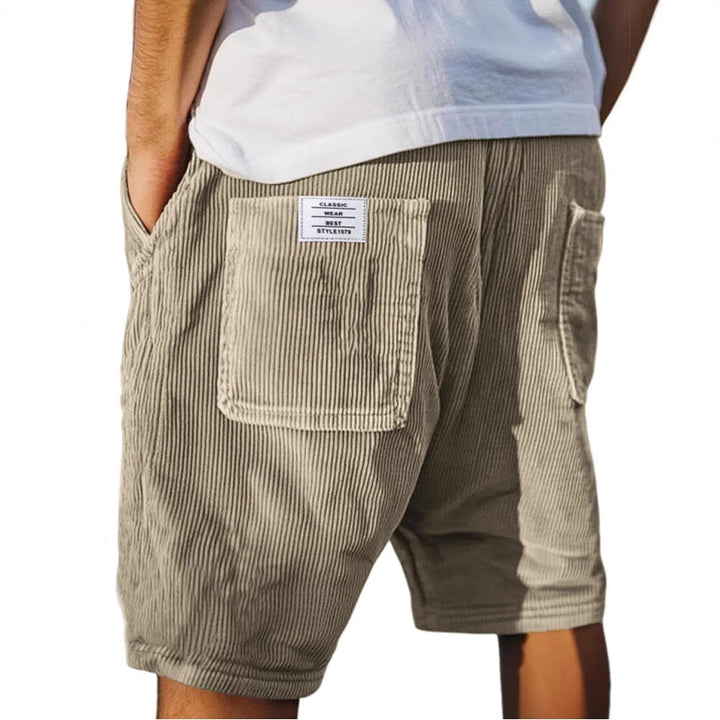 Victor | Elegantes Pantalones Cortos de Terciopelo