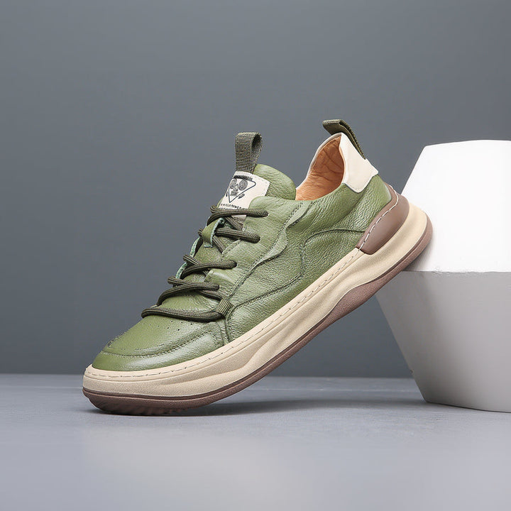 Nobile Zapatilla Estilo Cuero Italiano