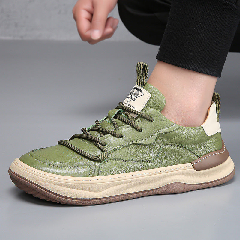 Nobile Zapatilla Estilo Cuero Italiano