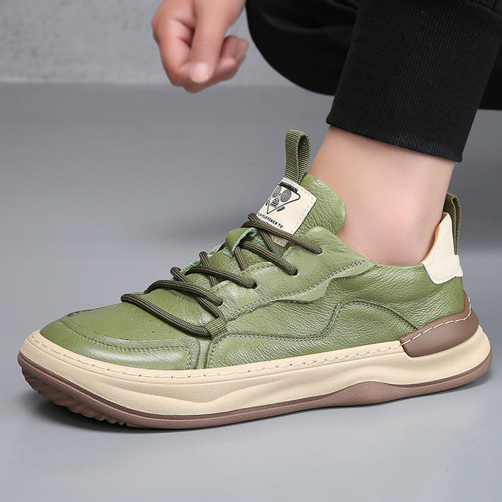 Nobile Zapatilla Estilo Cuero Italiano