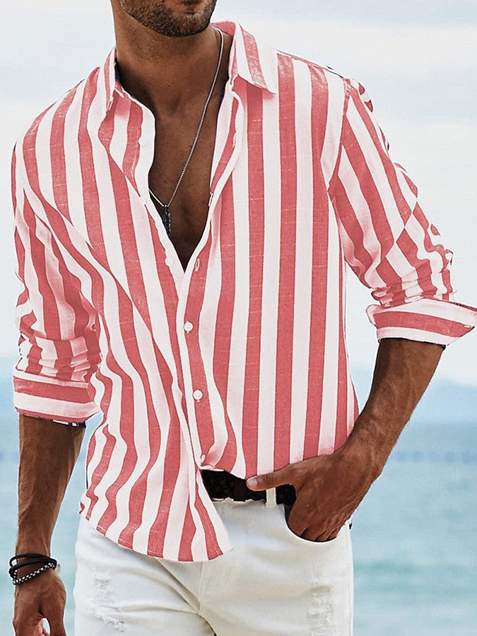 Amario | Riviera Striped Shirt